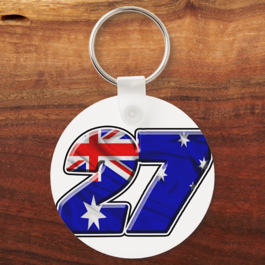 CS27flagge Schlüsselanhänger (Vorderseite)
