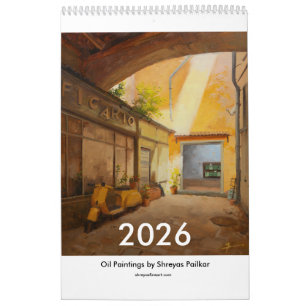 CS2-Ölgemälde-Kalender von Shreyasfineart Kalender