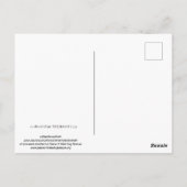 CS. 80 Aquarellmalerei Weihnachtsjungen Postkarte (Rückseite)