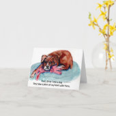 CS. 82 Sputz, ihre ausgestopfte Bunny & Heilbotsch Karte (Gelbe Blume)