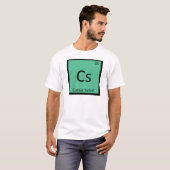 Cs - Caesar-Salat-Chemie-Periodensystem-Symbol T-Shirt (Vorne ganz)