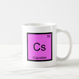 CS — Cupcakes Chemistry Element Symbol Dessert T-S Kaffeetasse