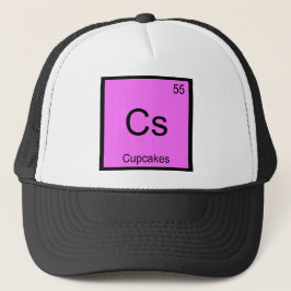 CS — Cupcakes Chemistry Element Symbol Dessert T-S Truckerkappe