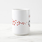 "CS-Herz WS " Kaffeetasse (Mittel)
