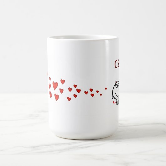 "CS-Herz WS " Kaffeetasse (Mittel)