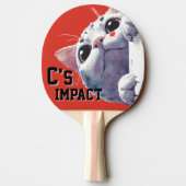 C's IMPACT Cute Cat  Tischtennis Schläger (Rückseite)
