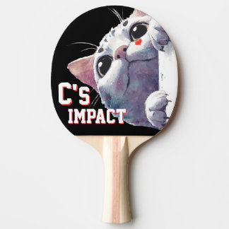 C's IMPACT Cute Cat Tischtennis Schläger
