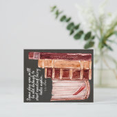 CS Lewis Books Reading Feiertagspostkarte (Stehend Vorderseite)