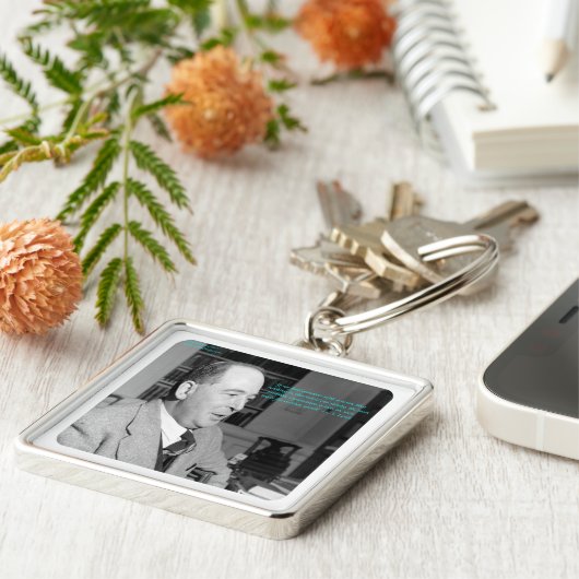 CS Lewis & "Other Worlds"-Zitat Schlüsselanhänger (Seite)