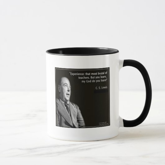 CS Lewis Zitat "Mein Gott" Tasse (Rechts)