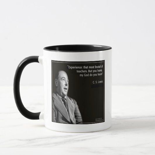 CS Lewis Zitat "Mein Gott" Tasse (Links)
