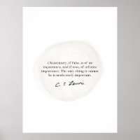 CS Lewis Zitat über das Christliche Leben, das Chr