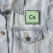 CS - Symbol-T-Shirt für Computerwissenschaften - C Button (Beispiel)