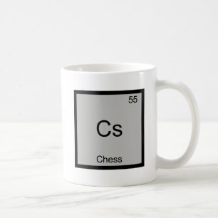 Cs - T - Shirt für das Symbol für Schach-Funny-C Kaffeetasse