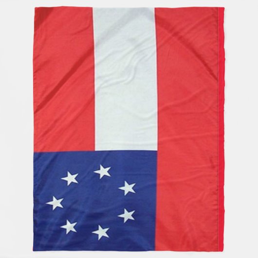CSA 1. NATIONALE FLAG FLEECEDECKE (Vorderseite)
