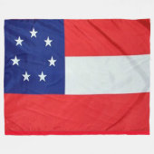 CSA 1. NATIONALE FLAG FLEECEDECKE (Vorderseite (Horizontal))
