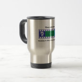 CSA personalisierte thermische Tasse mit Farblogo (Vorderseite Links)