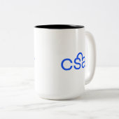 CSA-Tasse Zweifarbige Tasse (VorderseiteRechts)