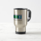 CSA thermische Tasse mit Logo (VorderseiteRechts)