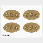 CSA Zivil War Sticker (Blatt)