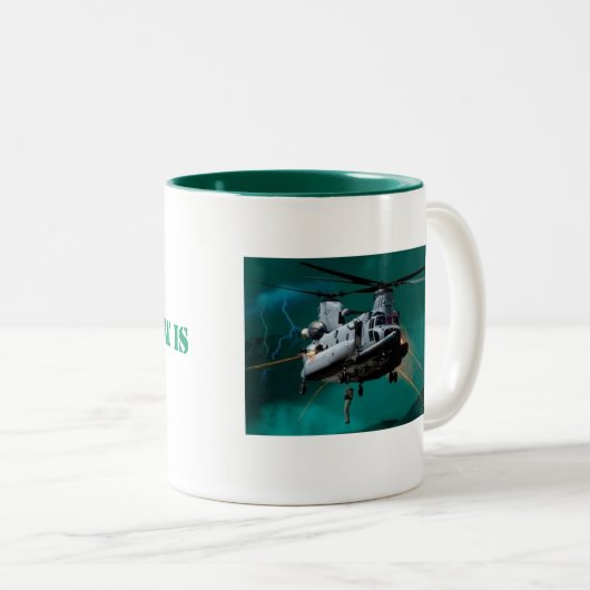 CSAR HH-47 ZWEIFARBIGE TASSE (VorderseiteRechts)