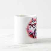 CSB Crazy Bull Terrier zerteilt Kaffeetasse (Mittel)
