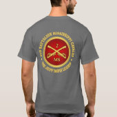 CSC-2. Bataillon Mississippi Kavallerie T-Shirt (Rückseite)