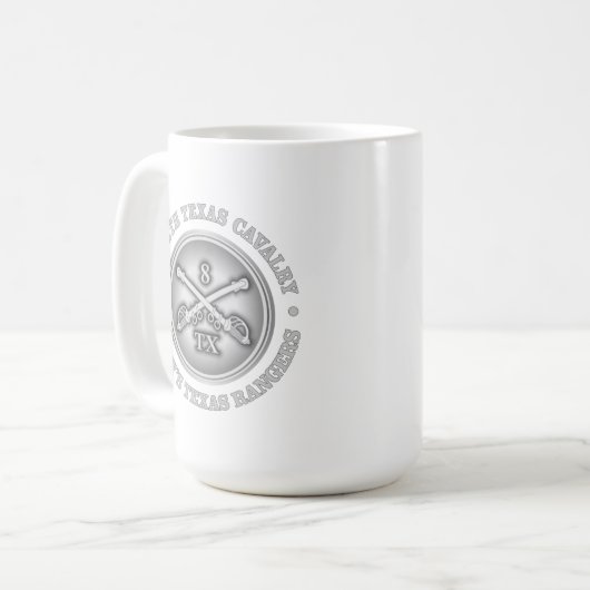 CSC - 8. Texas Cavalry Kaffeetasse (Vorderseite Links)
