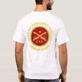 CSC - Armee des nördlichen Virginia-Kavalleriekorp T-Shirt (Rückseite)