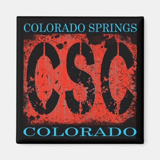CSC COLORADO SPRINGS COLORADO MAGNET (Vorne)