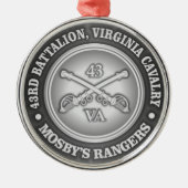 CSC - Mosby's Rangers Silbernes Ornament (Vorne)