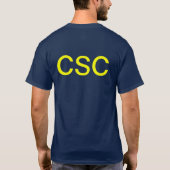 CSC Überfall-Shirt T-Shirt (Rückseite)