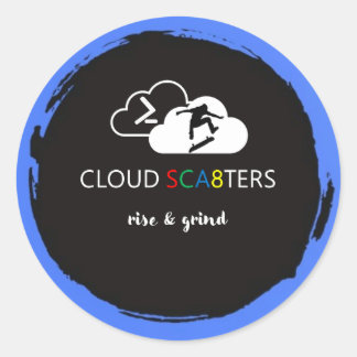 CSCA8-Aufkleber Runder Aufkleber