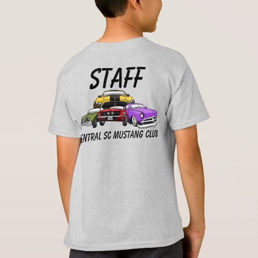 CSCMC Car Show Staff Jugend T - Shirt (Rückseite)