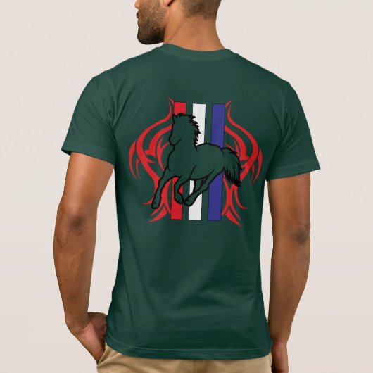 CSCMC Palmetto Tree Open Pony T - Shirt (Rückseite)