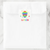 CSD Gay Pride  Quadratischer Aufkleber (Tasche)