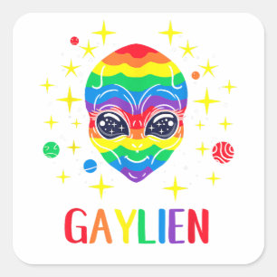 CSD Gay Pride  Quadratischer Aufkleber