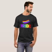 CSD LGBTQIA Parade Akzeptanz alleiniger Flaggen Li T-Shirt (Vorne ganz)