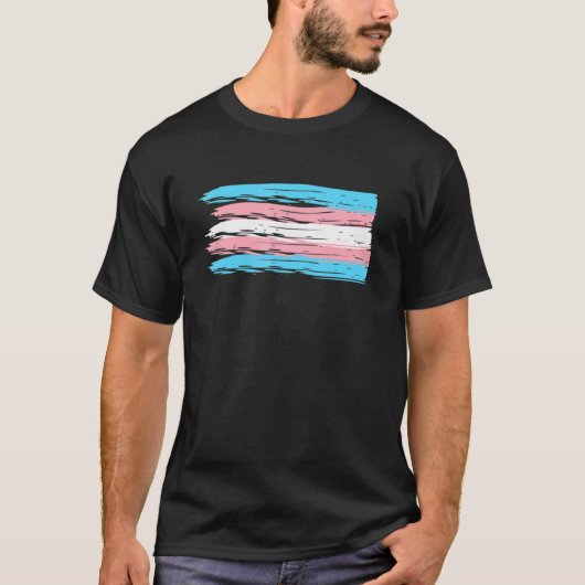 CSD-Markierung für Transgender-Pride T-Shirt (Vorderseite)