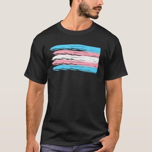 CSD-Markierung für Transgender-Pride T-Shirt (Vorderseite)