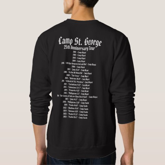 CSG Tour-Rundhalsausschnitt Sweatshirt (Rückseite)