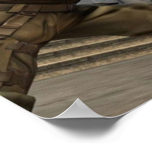 Csgo CT vs T Poster (Ecke)