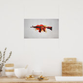 CSGO M4A4 Howl Painting Poster (Küche)