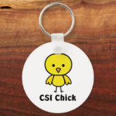 CSI Chick Schlüsselanhänger (Vorderseite)