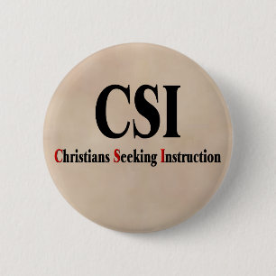 CSI Christians Button