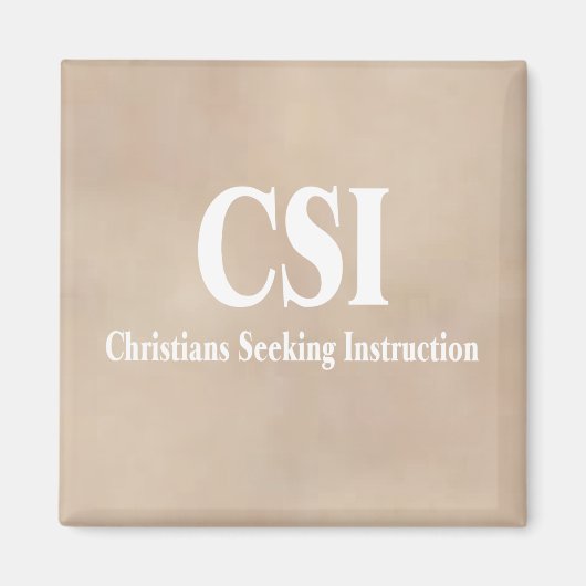 CSI Christians Magnet (Vorne)