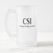 CSI Christians Mattglas Bierglas (Links)