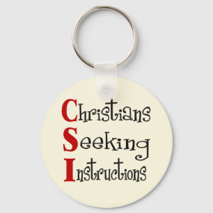 CSI Christlich Akronymne Schlüsselanhänger