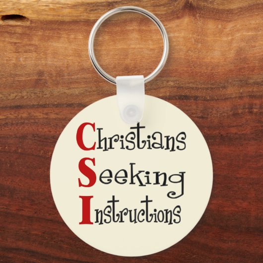 CSI Christlich Akronymne Schlüsselanhänger (Vorderseite)