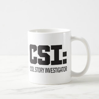 CSI: Cool Story Investigator Kaffeetasse